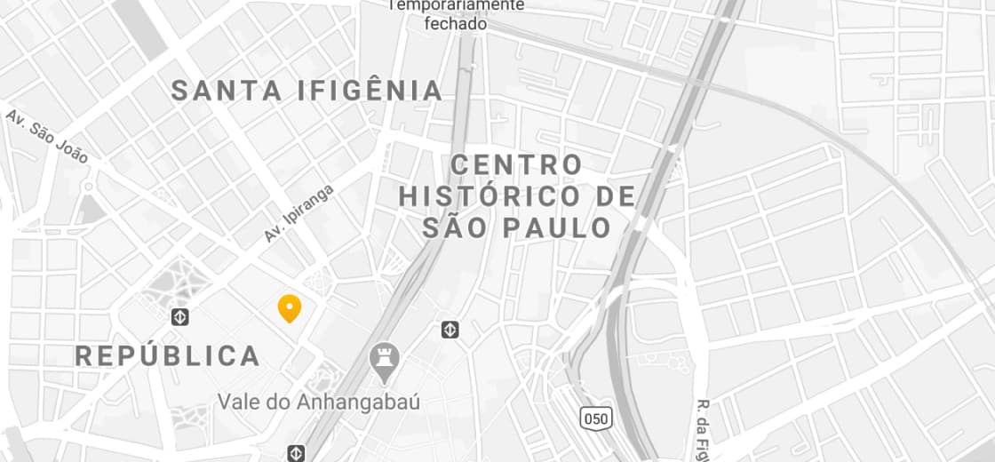 mapa marcando o endereço em Rua ali perto, 25, São Paulo, SP