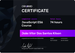 certificado de curso